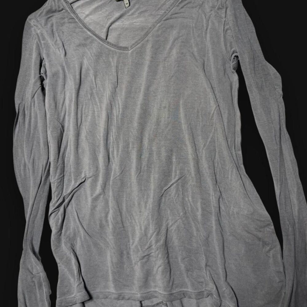Bke Women's Grey and Blue Shirt